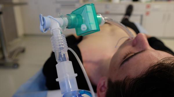 Intubierter Patient
