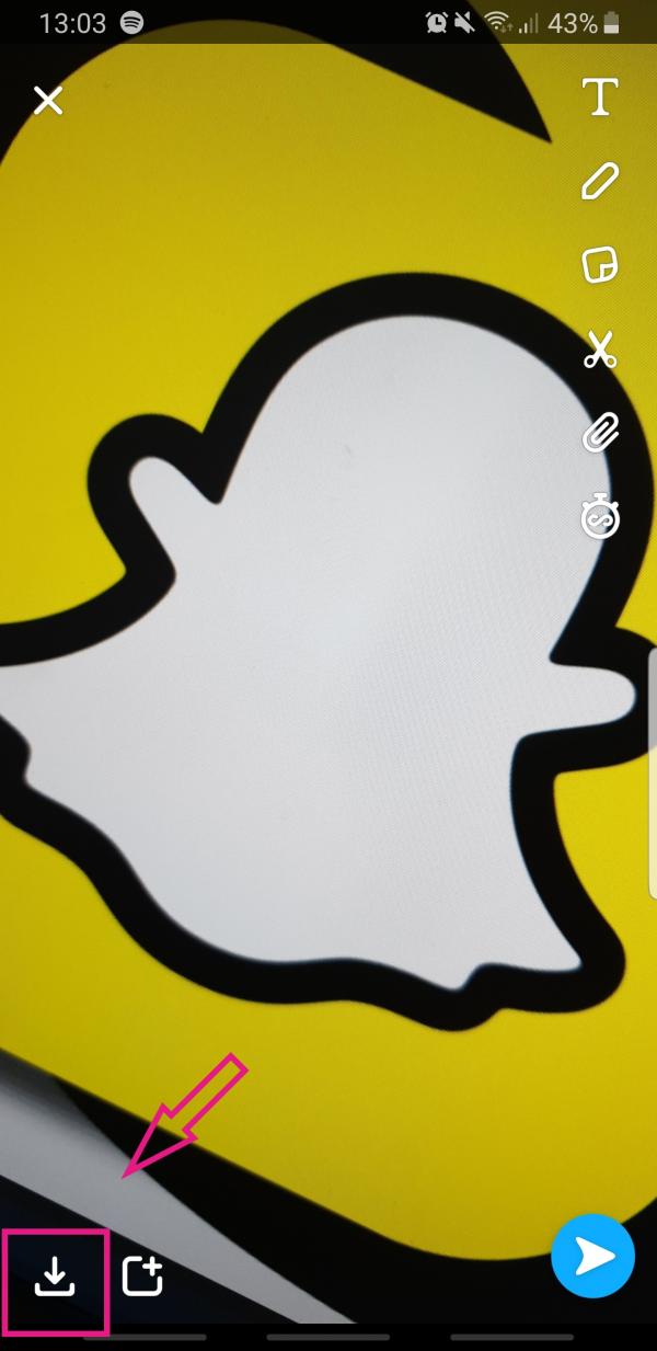 Snapchat profilbild aus galerie