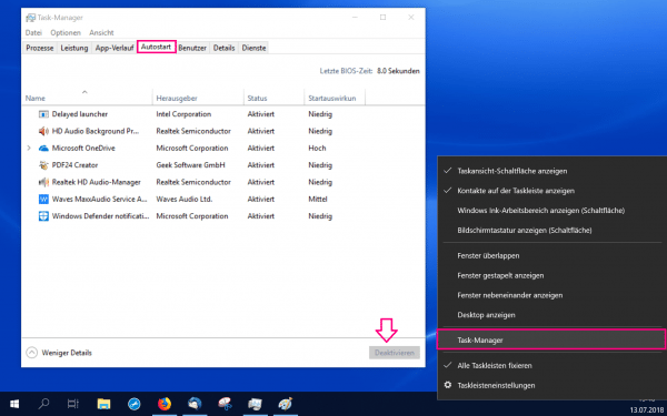 Windows 10 Autostart Ordner Bearbeiten