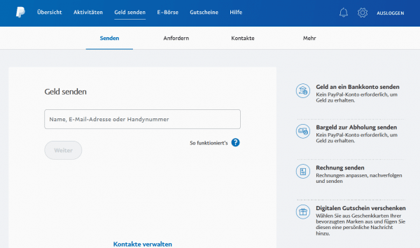 wie funktioniert paypal