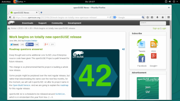 OpenSuse Leap 42.1