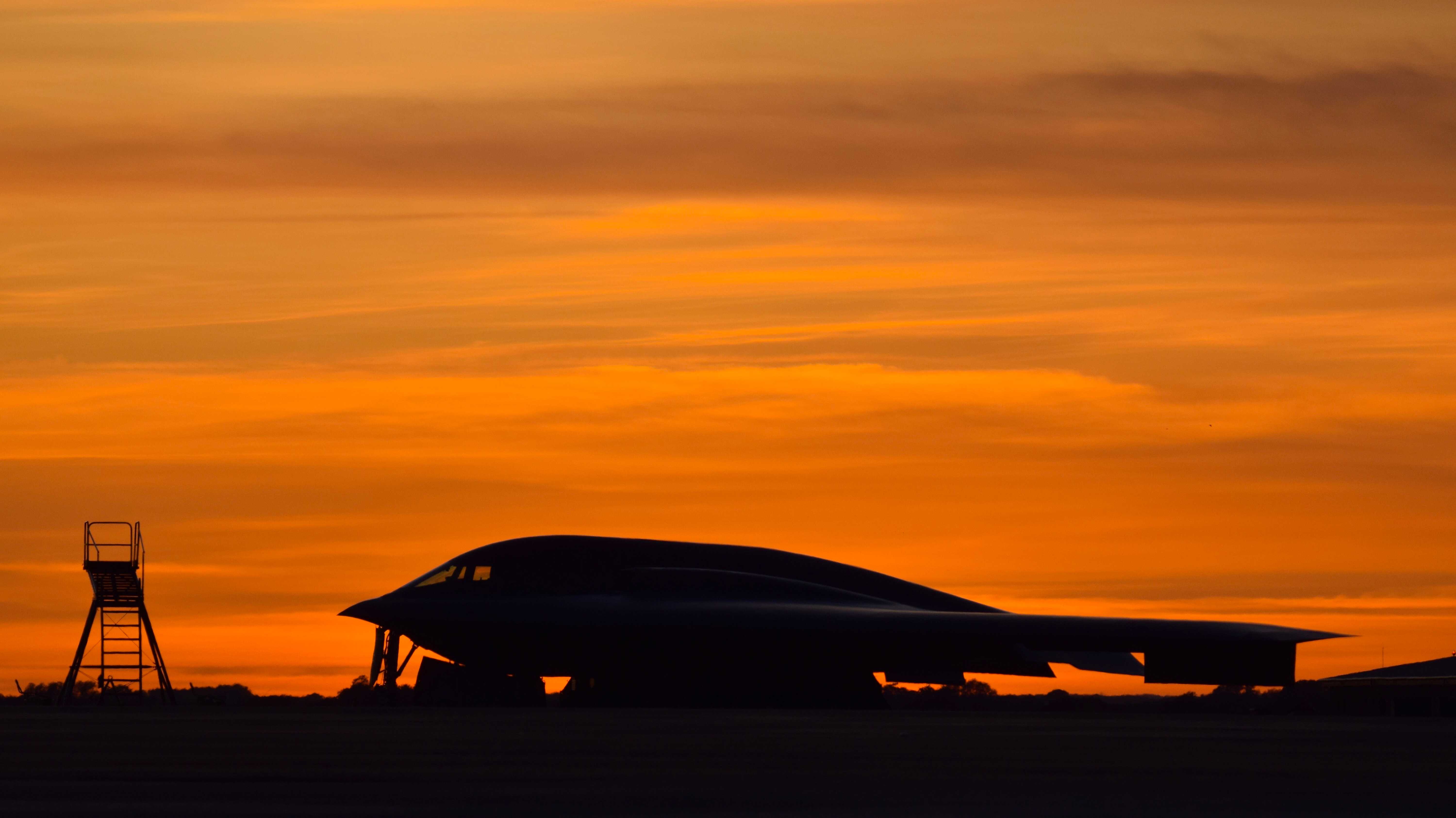 Ein B2 Bomber