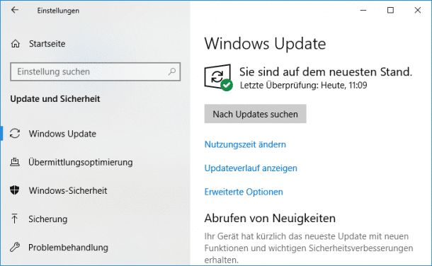 Windows-Update: Windows 10 Version 1809 allgemein freigegeben