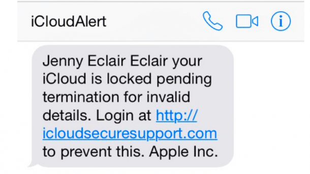 Apple Id Und Icloud Gezieltes Phishing Mit Textnachricht Mac I