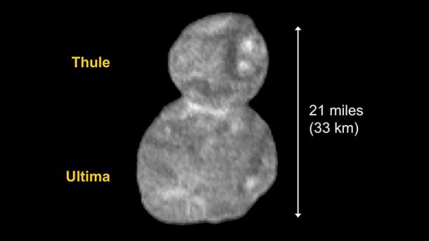 NASA-Sonde New Horizons: Detailfotos enthüllen Doppelgestalt Ultima Thules