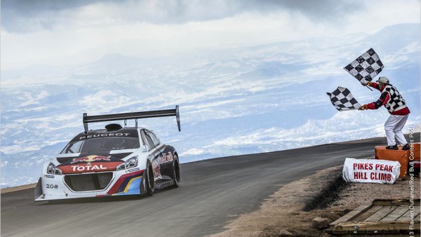 Schnellstes Auto beim Bergrennen in Colorado: Der Peugeot 208 T16 Pikes Peak
