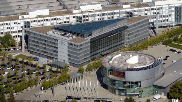 Audis Firmenzentrale in Ingolstadt