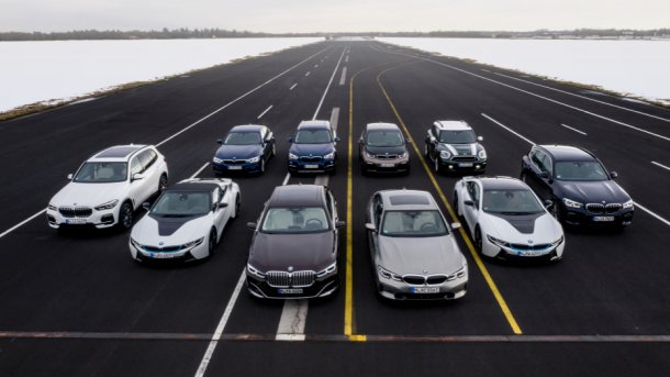BMW Elektro- und Hybridflotte
