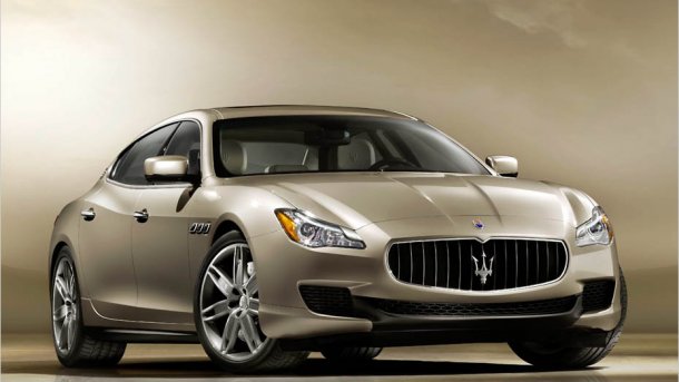 Obwohl komplett neu, setzt auch der nächste Maserati Quattroporte auf den typischen Dreizack-Grill.