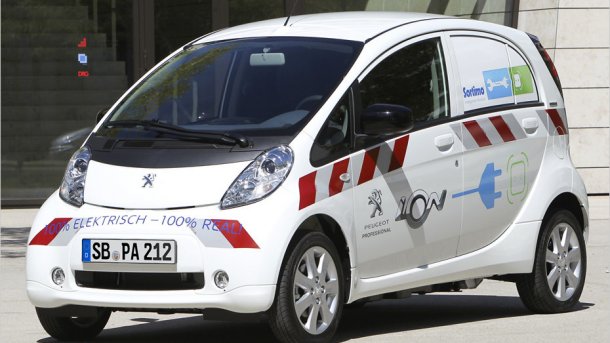 Der Peugeot iOn Cargo ist ein Nutzfahrzeug speziell für Handwerker und Dienstleister.
