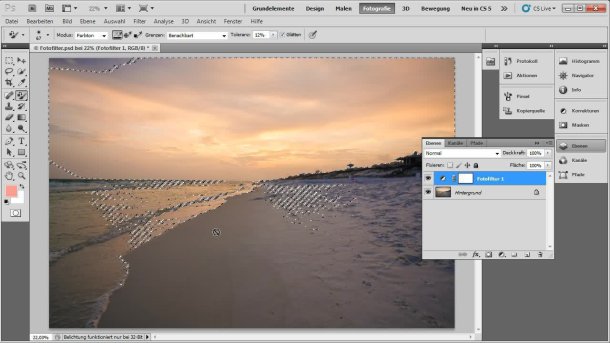 Farbkorrektur: Fotofilter