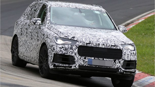 Audi erprobt die zweite Generation des Q7 auf der Nordschleife.