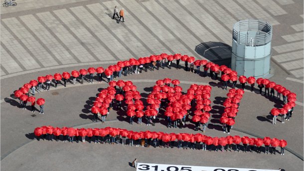 Die Automesse AMI öffnet am 31. Mai die Pforten für die Besucher. Und die brauchen hoffentlich keinen Schirm