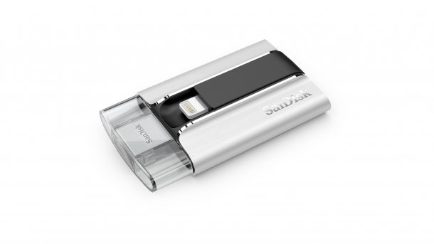 iXpand: USB-Stick mit Lightning-Anschluss von SanDisk