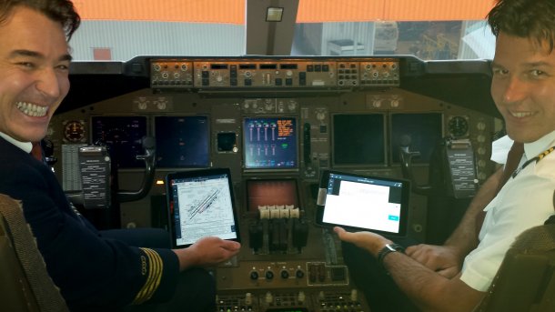 iPads ersetzen Pilotenkoffer auch in Europa