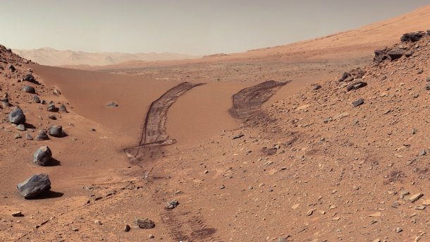 Mars-Rover Curiosity misst überraschende Methan-Schwankungen