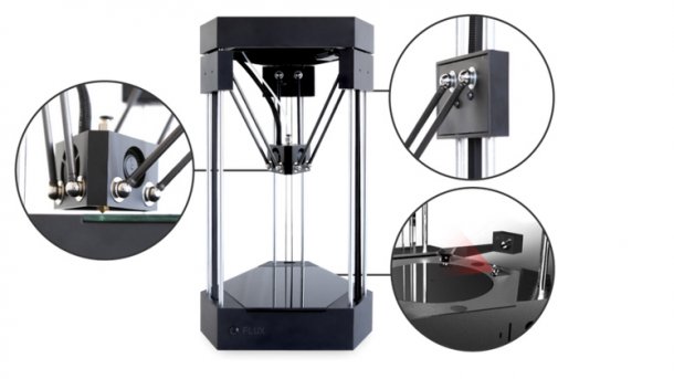 Flux: Modularer 3D-Drucker sammelt 1,3 Mio. US-Dollar über Kickstarter