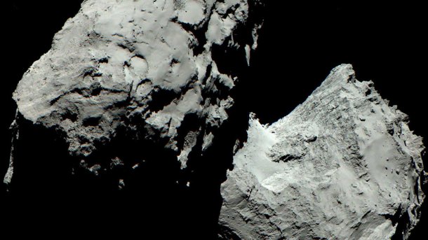 ESA-Sonde Rosetta: Video-Flug um den Kometen