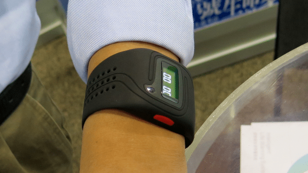 Smartwatch auf Handgelenk