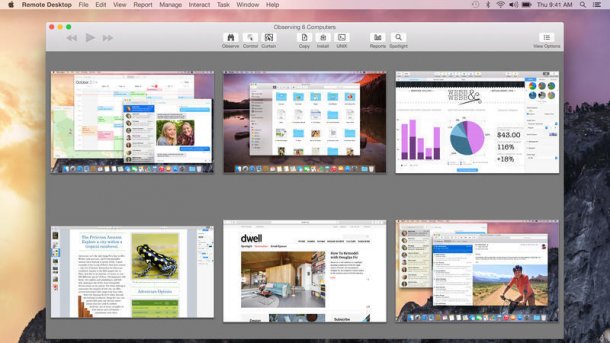 Yosemite-Update für Apple Remote Desktop