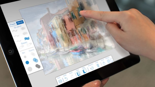 iPad-App PaintCan: Adobe mischt Filter und Mal-Werkzeuge
