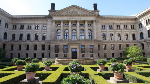 Gebäude des Bundesrats in Berlin Au0enansicht
