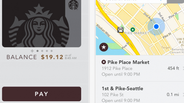 Starbucks-App integriert Apple Pay