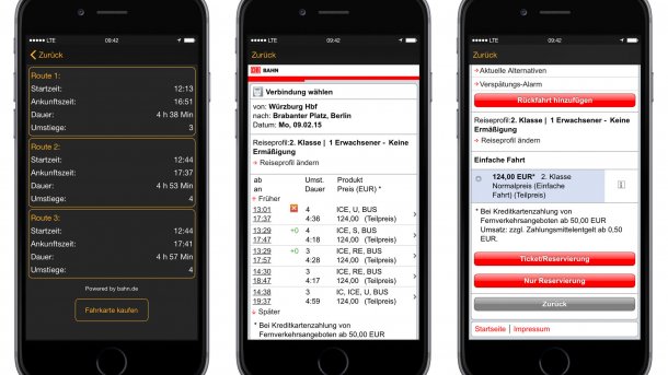 Navigon-App erhält Bahnticket-Kaufoption