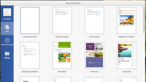 Mac-Office 2016 als Gratis-Vorschau zum Download verfügbar