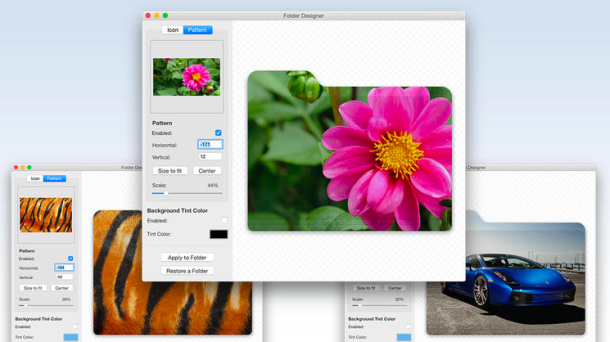 Mac-Ordnergestalter Folder Designer vorübergehend kostenlos