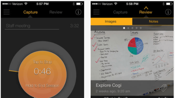 Cogi: Aufnahme-App für iOS will nur Wichtiges speichern