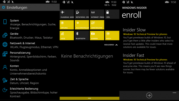 Windows 10: nächste Preview auf deutlich mehr Lumias