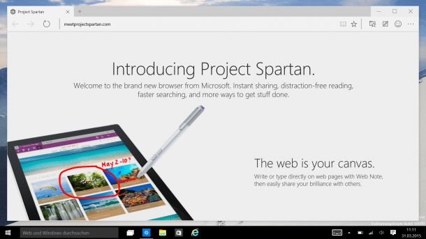 Windows 10: Microsofts Spartan-Browser ausprobiert