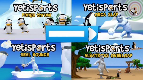 "Yetisports": Pinguine katapultieren auch unter iOS