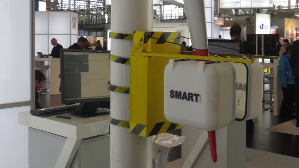 Hannover Messe: Roboter soll Windräder direkt vor Ort reparieren