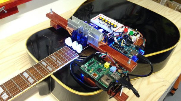 Gitarre spielen mit Arduino und Raspberry Pi
