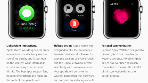 Bessere Infos zur Erstellung von Apple-Watch-Apps