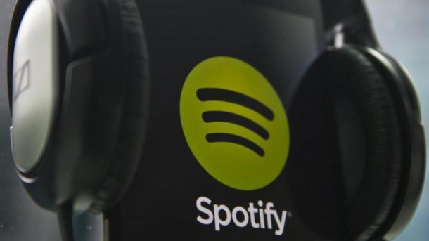 Spotify-Logo mit Kopfhörern