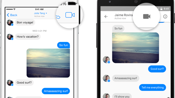 Facebook Messenger kann nun auch in Deutschland Videotelefonie