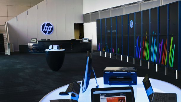 Hewlett-Packards Gewinn und Umsatz sinken weiter