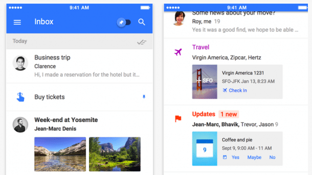 Google öffnet Gmail-App Inbox für alle
