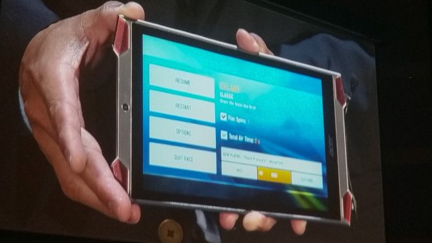 Das Gaming-Tablet Acer Predator 8 läuft mit Intels Atom x7