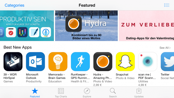 App Store: Apple setzt verstärkt auf kuratierte Listen