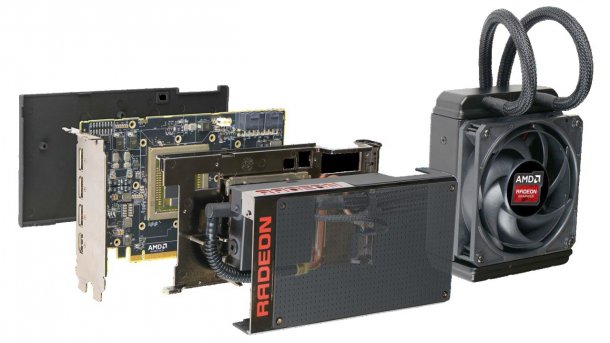AMD Radeon R9 Fury X mit Wasserkühlung