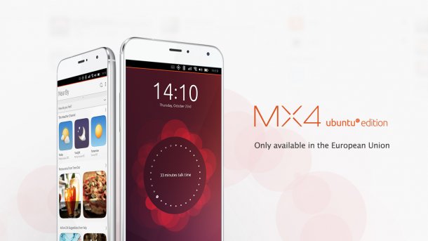 Ubuntu-Version des Smartphones Meizu MX4 