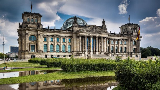 Gebäude deutscher Bundestag 