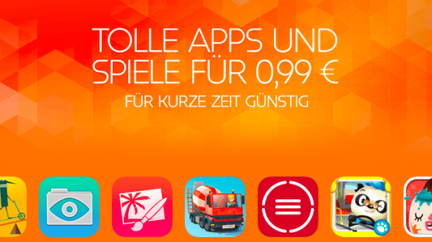 99-Cent-Aktion im App Store: Weitere Apps und Spiele im Angebot