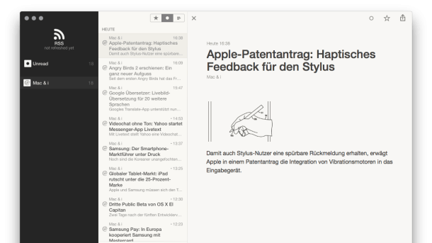 Reeder 3: Erste öffentliche Beta des Mac-Feedreaders