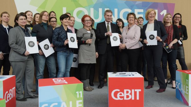Oettinger auf der CeBIT