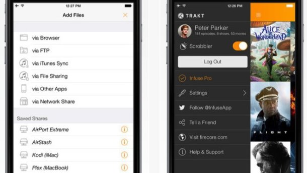 iOS-Mediaplayer Infuse aufgebohrt